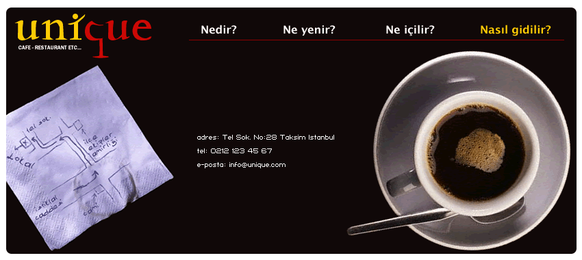 Unique Web Sitesi Tasarımı