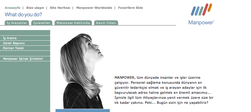 Manpower Web Sitesi 2. sürüm