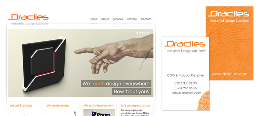 Draclies Corporate Identity and Website